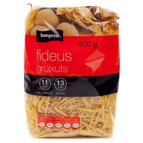 BONPREU Fideos para fideuá