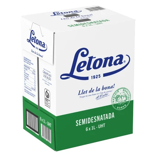 Leche entera 6x1L en cartón
