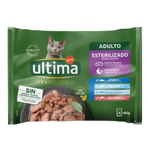 ULTIMA Menjar de peix per a gat esterilitzat