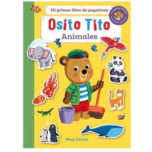 ED. TIMUN MAS Llibre Osito Tito. Mi primer libro de pegatinas. Animales