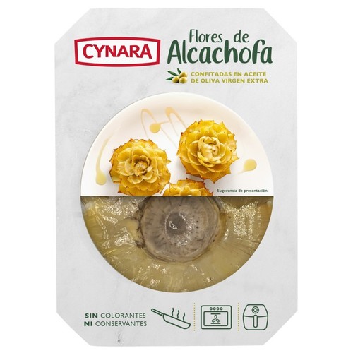 CYNARA Flors de carxofes confitades en oli d'oliva 2/3