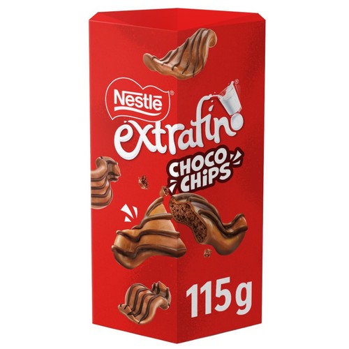 NESTLÉ EXTRAFINO Snack de xocolata i cereals cruixents Chocochips