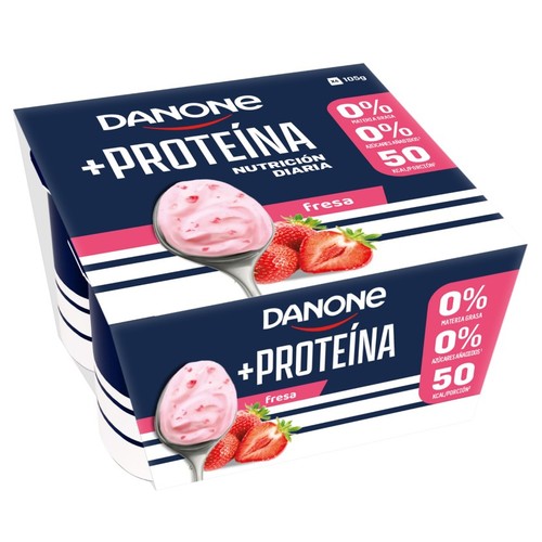 DANONE Postres proteic amb maduixa
