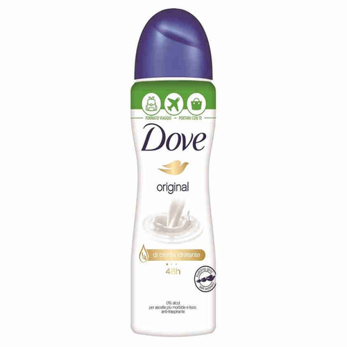 DOVE Desodorant Original en esprai format viatge