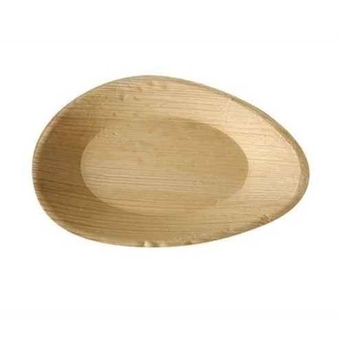 PAPSTAR Plat oval de fulla de palma 26cm