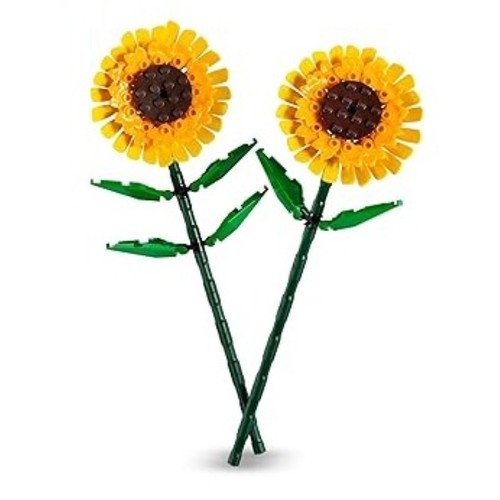 LEGO Maqueta floral 2 flors de Gira-sol