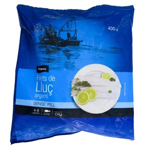 BONPREU Filetes de merluza Argentina sin piel