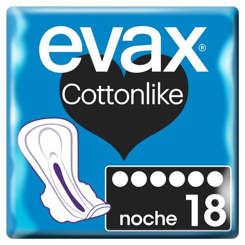 EVAX COTTONLIKE Compresa de nit amb ales