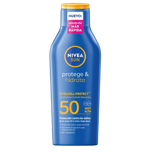 NIVEA SUN Llet solar hidratant FPS 50 molt alta