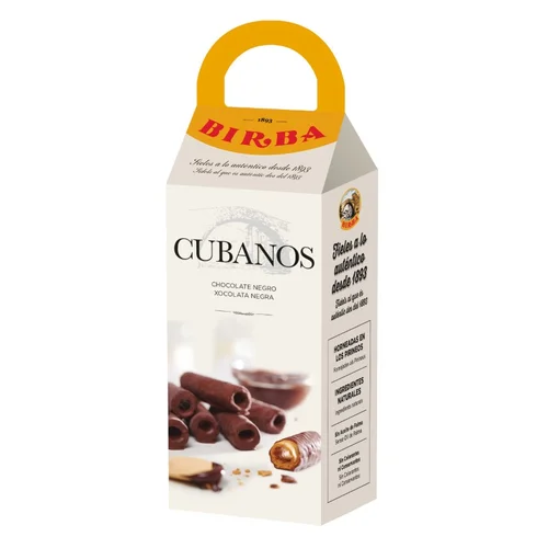 Abanicos de chocolate