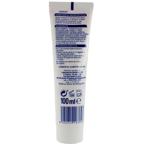 BONPREU Crema dental protecció total