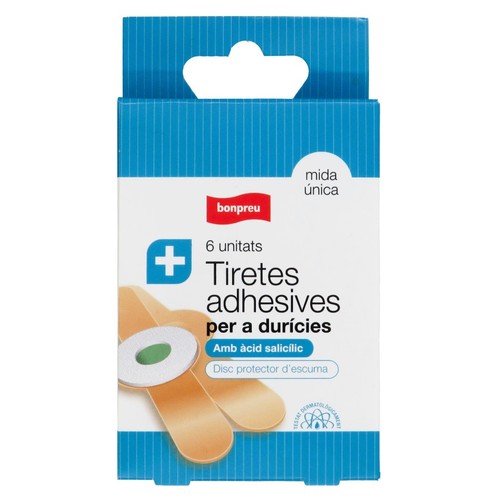 BONPREU Tiretes adhesives per a durícies