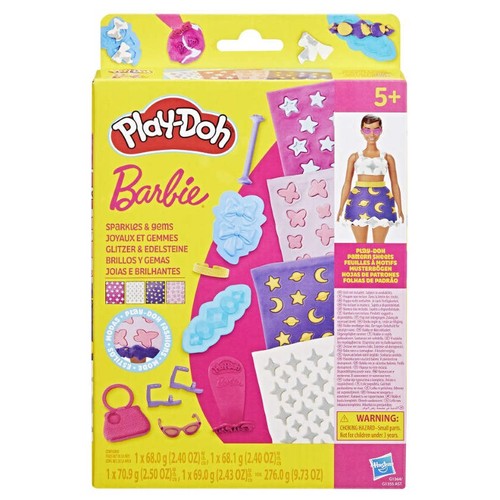 PLAY-DOH Pack patrons,perles i llaços Barbie