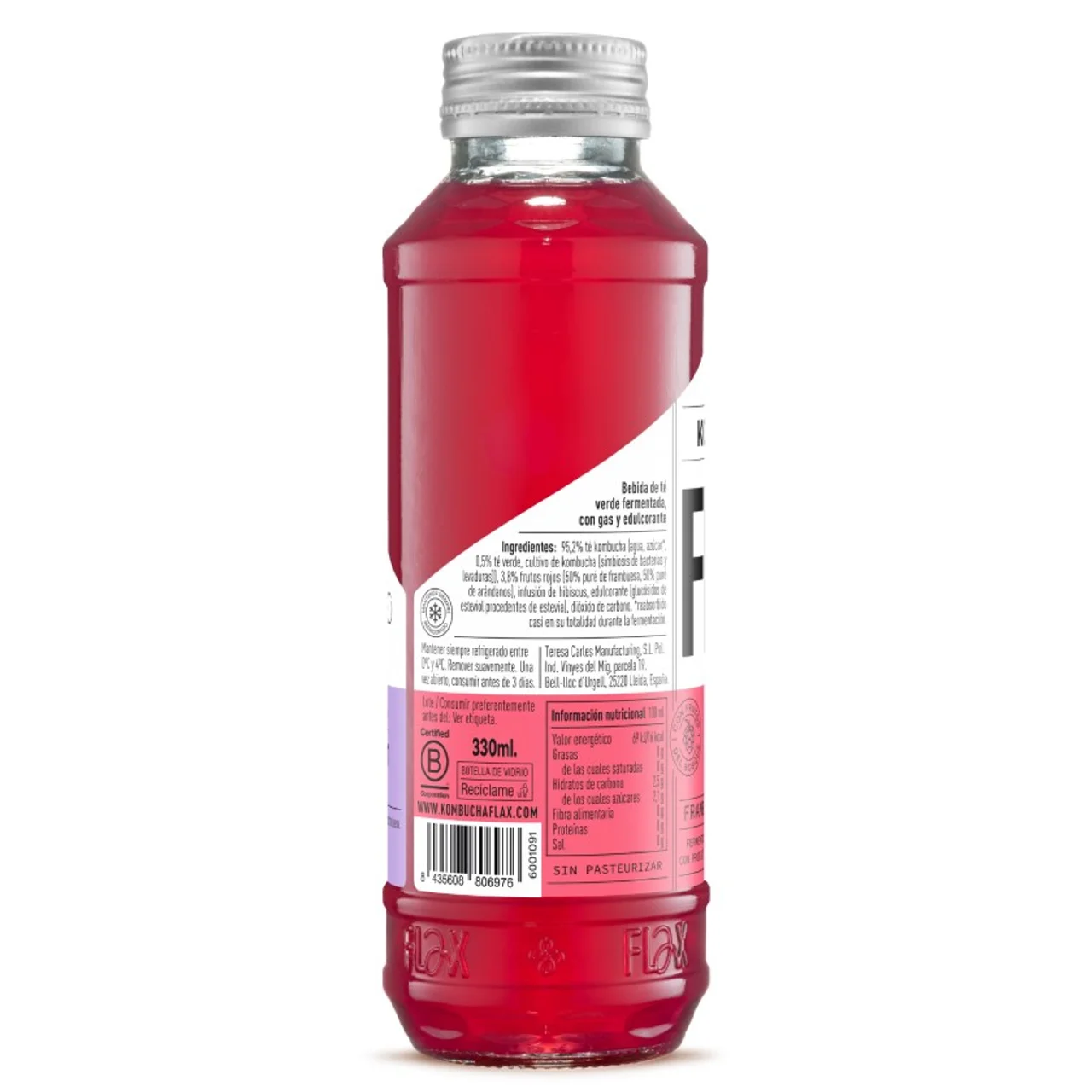 Té kombucha de frutos rojos Km0