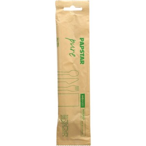 Imagen de PAPSTAR Joc de coberts de fusta 