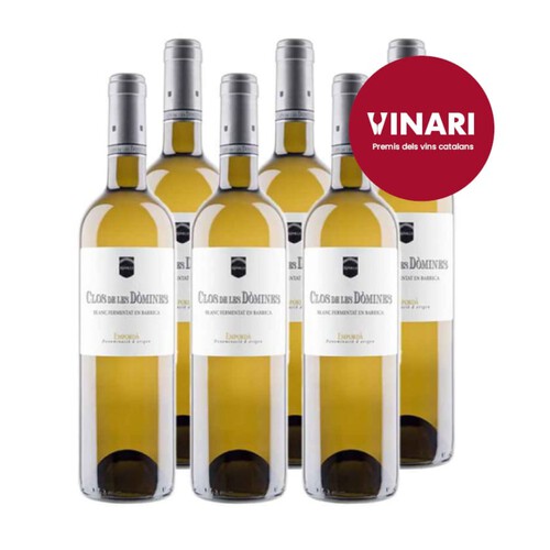 CLOS DE LES DÒMINES Caixa de vi blanc DO Empordà Km0