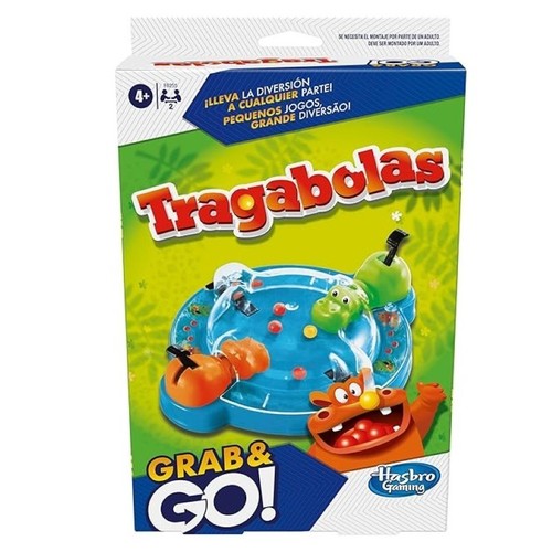 HASBRO Joc de taula portàtil Grab & Go Tragabolas