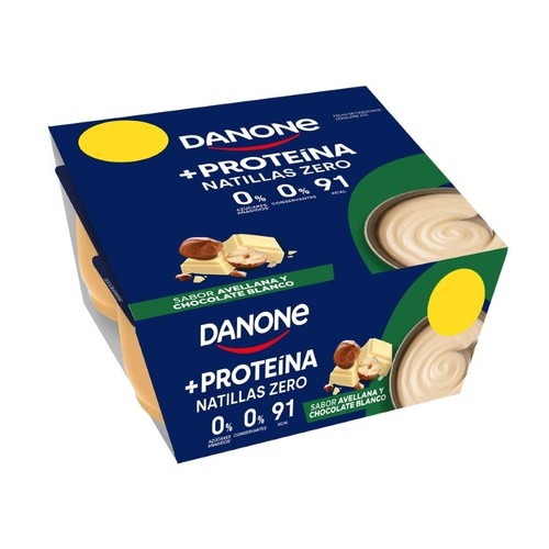 DANONE Crema de avellanes i xocolata blanca amb proteïna