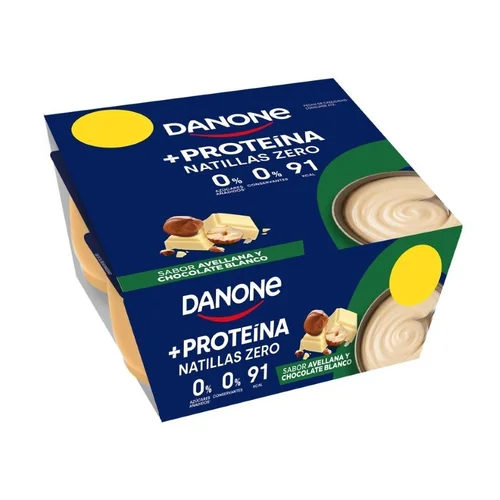 Postre proteico de fresa