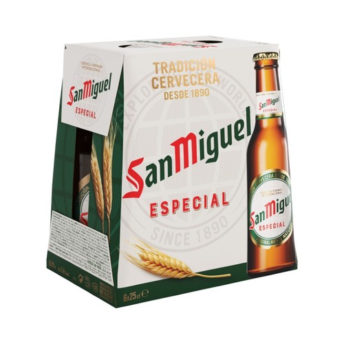 SAN MIGUEL Cervesa especial 6 x 25 cl en ampolla