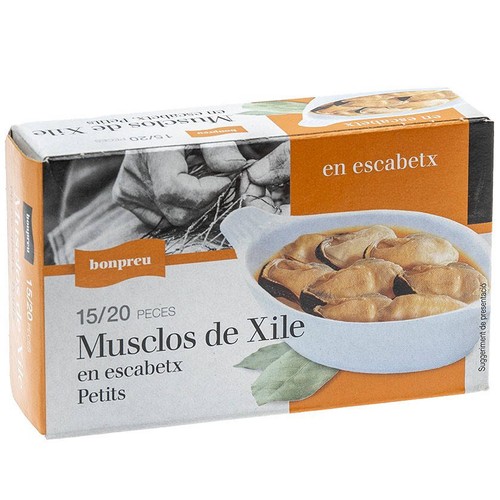BONPREU Musclos de Xile en escabetx petits