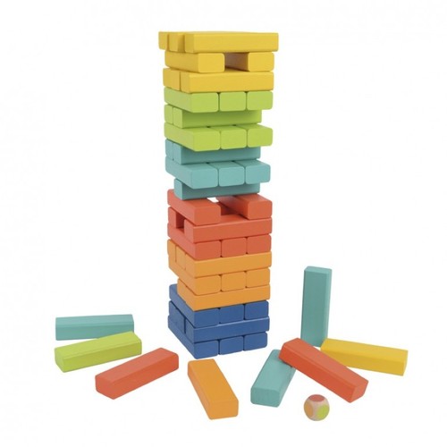 DEQUBE Joc Torre Apilable de Colors