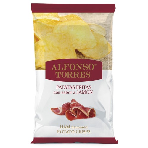 TORRES Patates fregides amb de gust pernil Km0