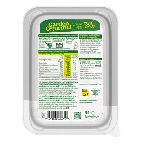GARDEN GOURMET Nuggets vegans