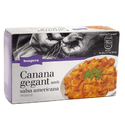 BONPREU Canana gegant de salsa americana