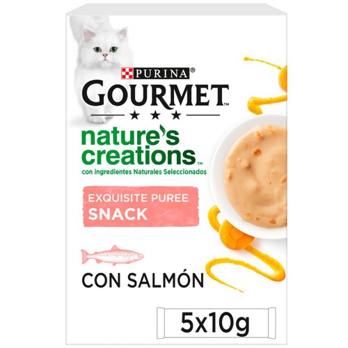 GOURMET Snack de puré de salmó per a gat adult