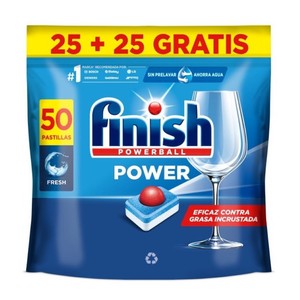 Detergente lavavajillas All in 1 de 50 dosis