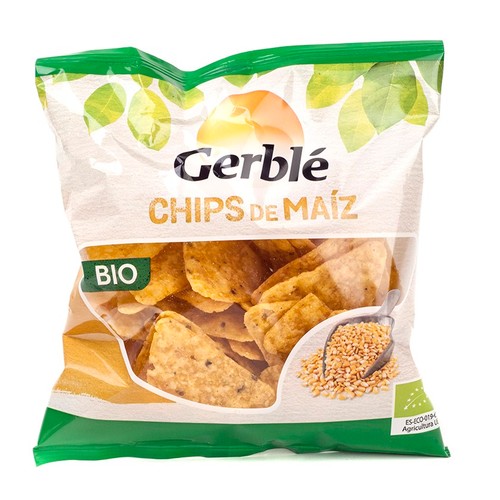 GERBLÉ Xips de blat de moro ecològic