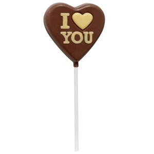 Imagen de DEKORA Piruleta de xocolata en forma de cor