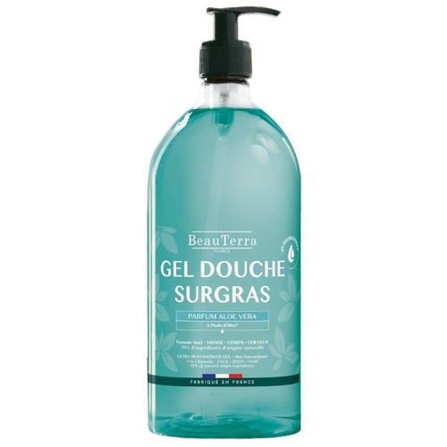 BEAUTERRA Gel de dutxa sense sabó amb Àloe Vera