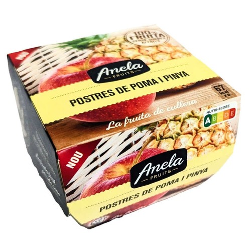 ANELA FRUITS Postres de poma i pinya