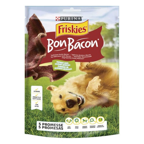 FRISKIES Snack amb gust a bacó per a gos adult