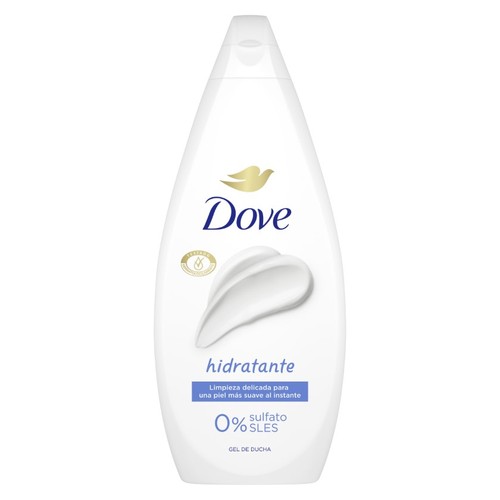 DOVE Gel de bany hidratant 0% sulfats