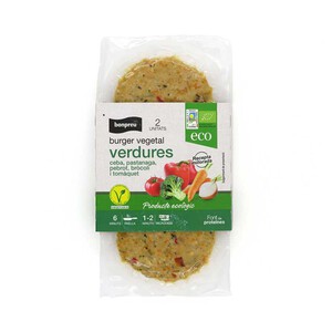 BONPREU Burger vegetal verdures ecològica