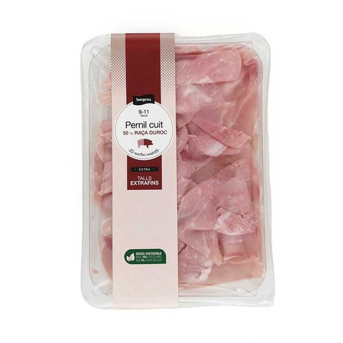 BONPREU Pernil cuit extra 50%Duroc pètals