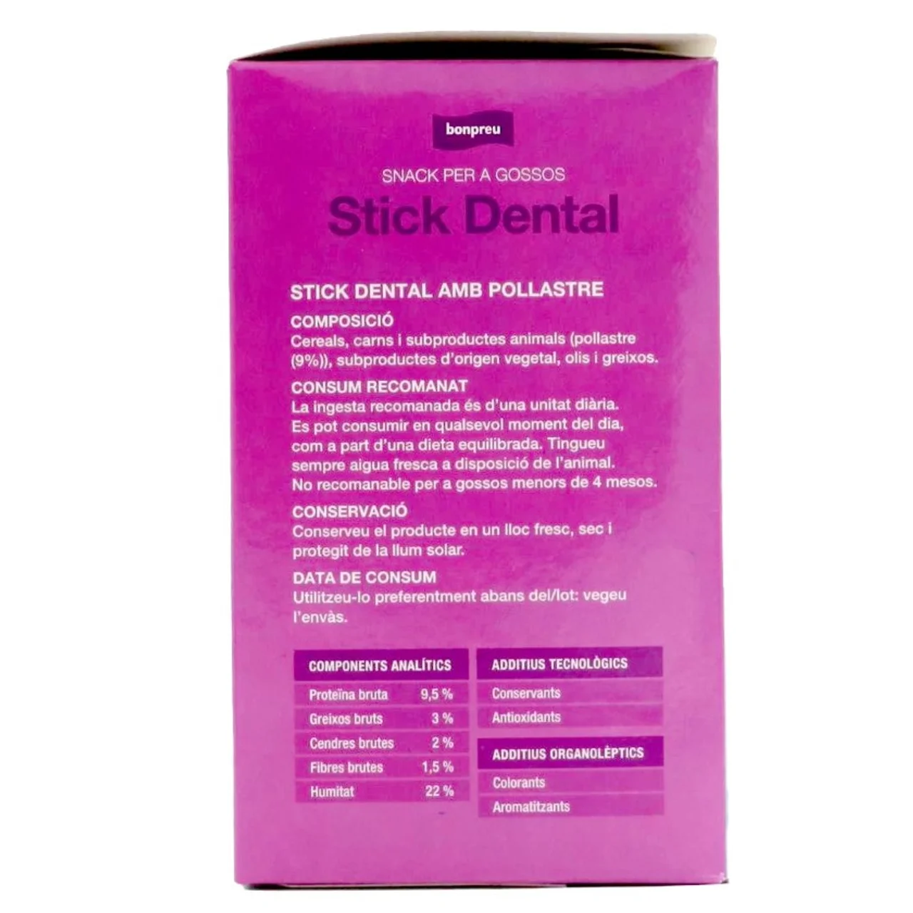 BONPREU Snack dental para perro de raza pequeña