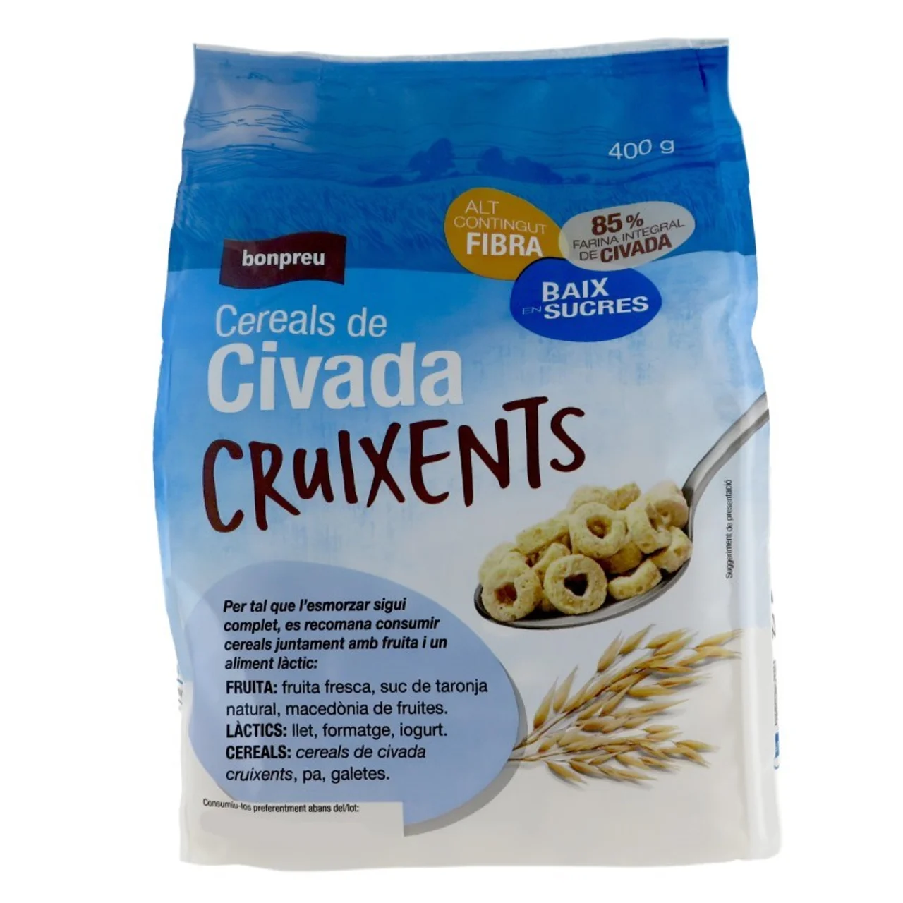 Cereales de avena crujientes