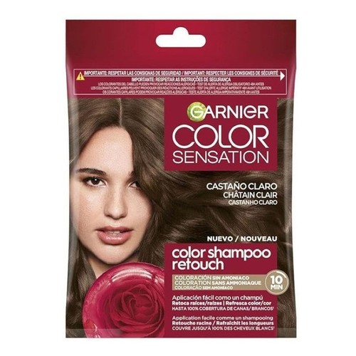 GARNIER Tint xampú Retouch castany clar 5.0
