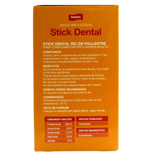 BONPREU Snack dental per a gos de raça gran