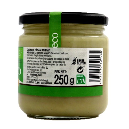 BONPREU Tahina crema de sèsam ecològica