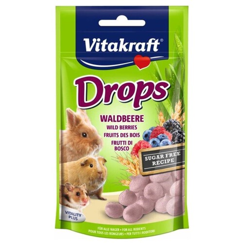 VITAKRAFT Snack de fruites del bosc per a rosegador Drops