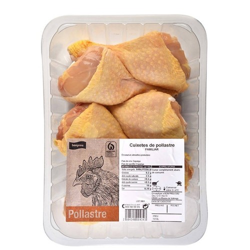 BONPREU Cuixetes de pollastre en format familiar