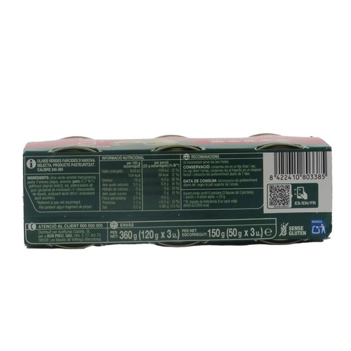 BONPREU Olives farcides d'anxova