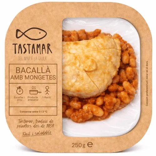 Ensalada de Bacalao y alubias