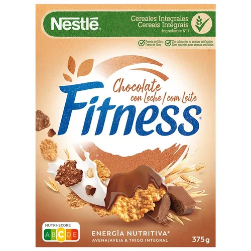 Cereales integrales con chocolate negro