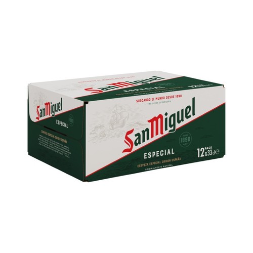 SAN MIGUEL Cervesa especial 12 x 33 cl en llauna